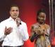 Jimmie Wilson dans rôle de Barack Obama, et Della Miles, dans le rôle de Michelle Obama. <span style="margin: