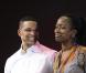 Jimmie Wilson dans rôle de Barack Obama, et Della Miles, dans le rôle de Michelle Obama. <span style="margin: