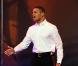 Jimmie Wilson dans rôle de Barack Obama, et Della Miles, dans le rôle de Michelle Obama. <span style="margin: