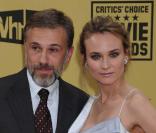 Les deux acteurs magnifiques d' Inglorious Basterds  : Christoph Waltz et Diane Kruger ! L'Allemage au top, aux Critics' Choice Awards, à Los Angeles, le 15 janvier 2010 !