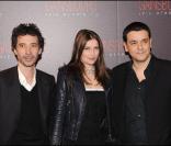 Eric Elmosnino, Laetitia Casta et Joann Sfar lors de la première de Gainsbourg (vie héroïque)