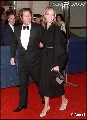 Arpad Busson et Uma Thurman