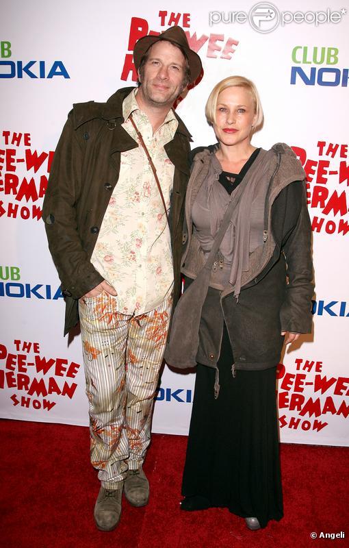 Patricia Arquette et son époux Thomas Jane à la représentation du Pee-Wee Herman Show à Los Angeles le 20 janvier 2010