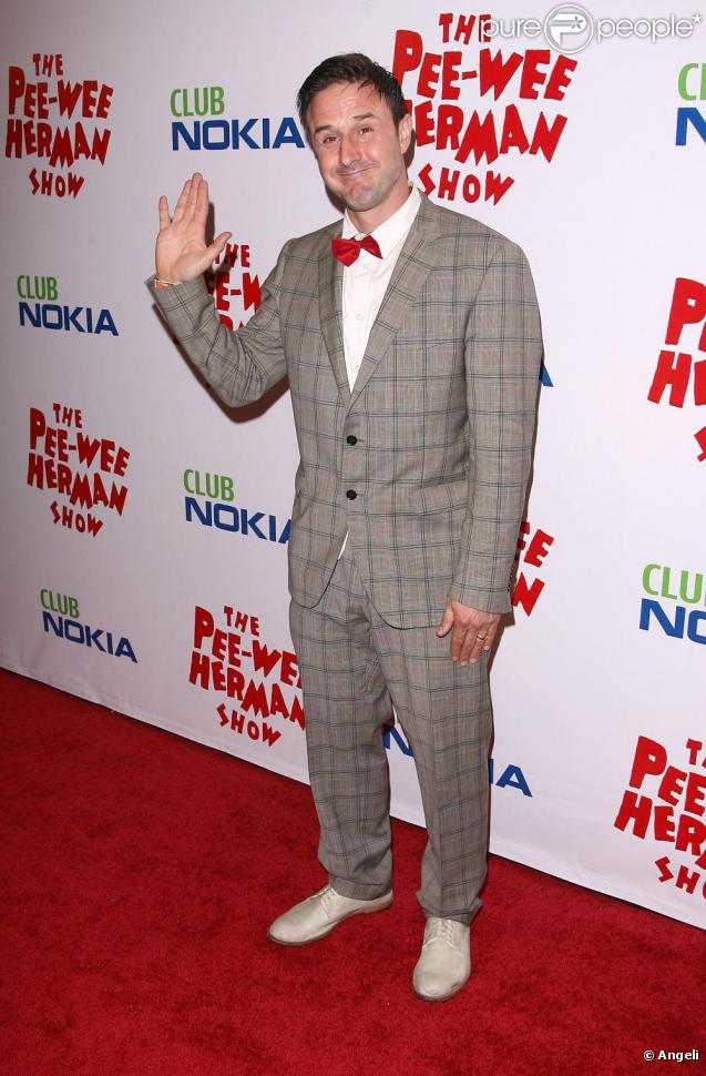 David Arquette à la représentation du Pee-Wee Herman Show à Los Angeles le 20 janvier 2010