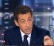 Nicolas Sarkozy lors du JT de Laurence Ferrari (lundi 25 janvier 2010 sur TF1)