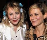 Marina Foïs, Julie Depardieu et Marie-Josée Croze au défilé Etam le 25 janvier 2010 au Ritz