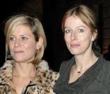 Marina Foïs et Karine Viard au défilé Etam le 25 janvier 2010 au Ritz