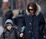 Sarah Jessica Parker emmène son fils James Wilkie à l\'école le 26 janvier 2010 à New York
