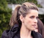 Amanda Peet bien enceinte à West Hollywood, le 26 janvier 2010<br />