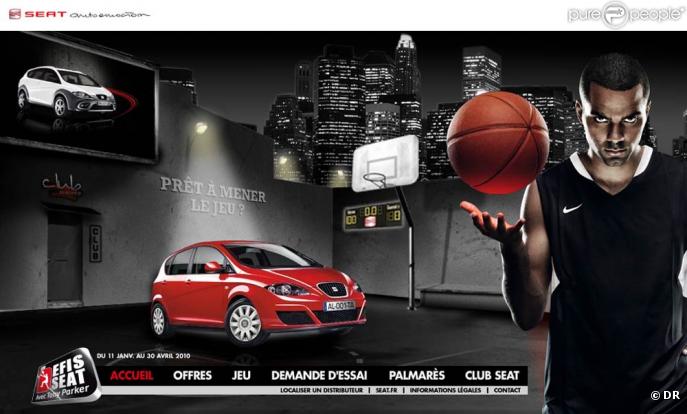 Tony Parker pour Seat