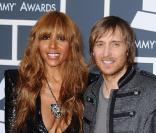 Cathy et David Guetta lors des Grammy Awards le 31 janvier 2010
