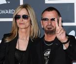 Ringo Starr et Barbara Bach lors des Grammy Awards le 31 janvier 2010
