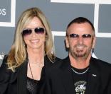Ringo Starr et Barbara lors des Grammy Awards le 31 janvier 2010