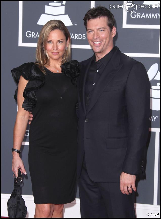Jill Goodacre et Harry Connick Jr. lors des Grammy Awards à Los Angeles le 31 janvier 2010