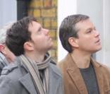 Matt Damon sur le tournage de  Hereafter  de Clint Eastwood, à Londres, le 3 février 2010 !