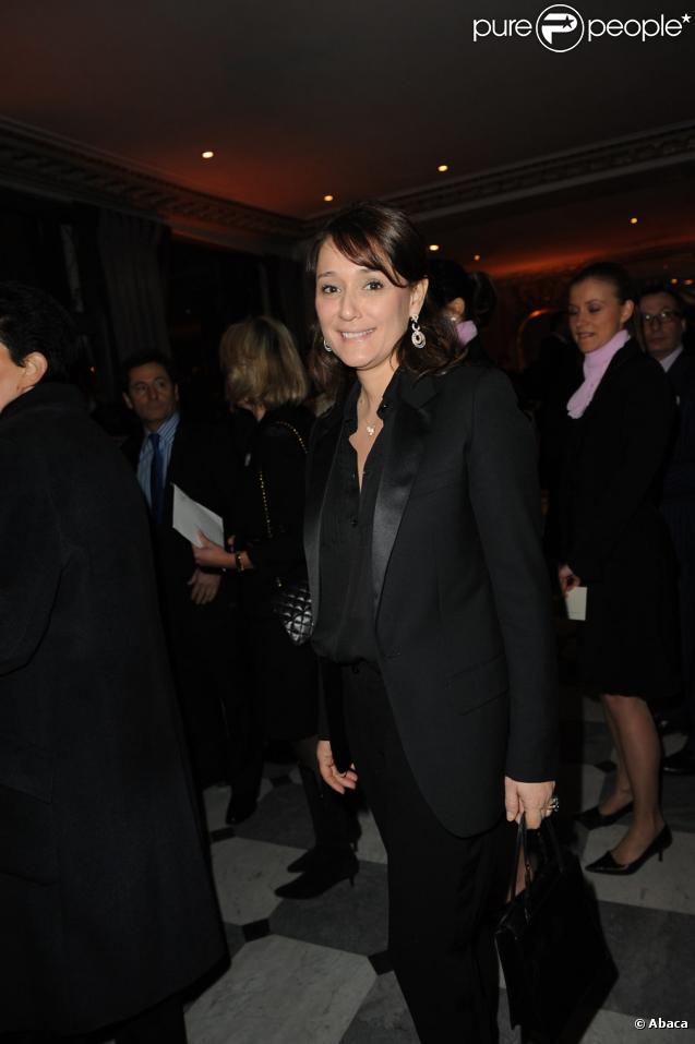 Daniela Lumbroso lors du dîner du Crif au pavillon d'Armenonville le 3 février 2010