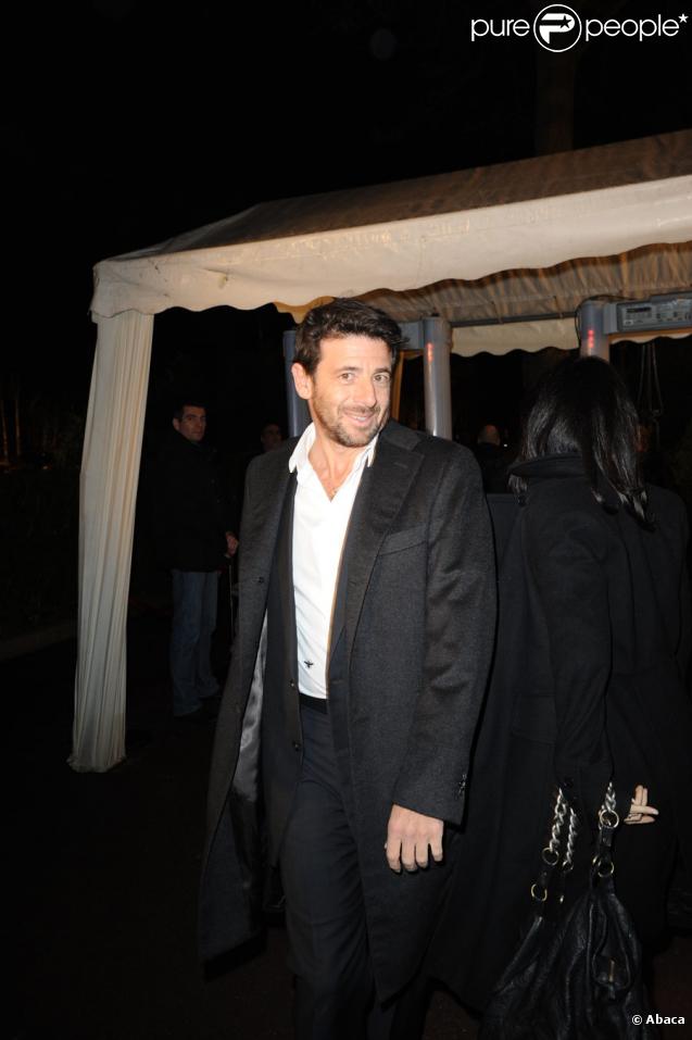 Patrick Bruel lors du dîner du Crif au pavillon d'Armenonville le 3 février 2010