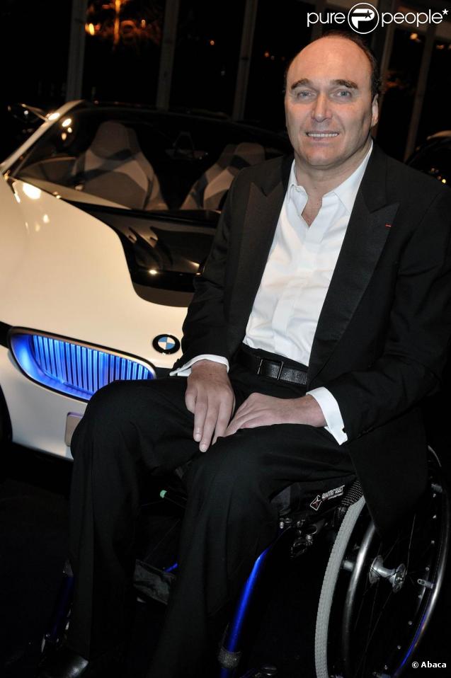 Philippe Streiff au 25e Festival International de l'Automobile. 04/02/2010