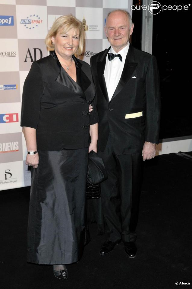 Ferdinand Piech et sa femme au 25e Festival International de l'Automobile. 04/02/2010