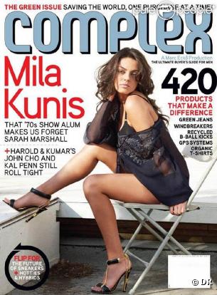 La sublime Mila Kunis, torride en couverture des magazines.