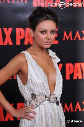 La craquante Mila Kunis sur tapis rouge...