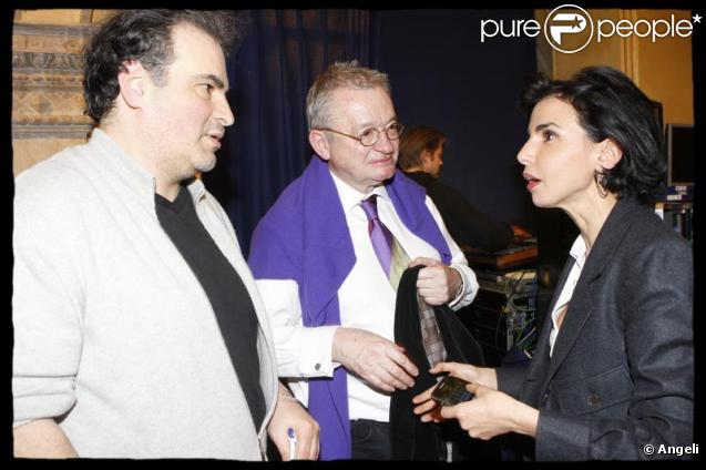 Rachida Dati sur Europe 1, avec Jean-Luc Petitrenaud et Raphaël Mezrahi. 5/02/2010 