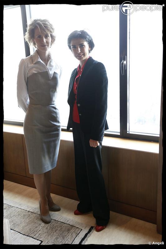 Rachida Dati à Damas, avec Asma al-Assad. 23-24 janvier 2010 