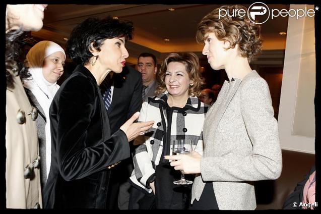 Rachida Dati à Damas, aux côtés d'Asma al-Assad. 23-24 janvier 2010 