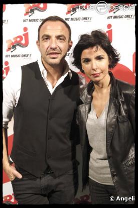 Rachida Dati et Nikos Aliagas au 6/9 d'NRJ. 08/02/2010