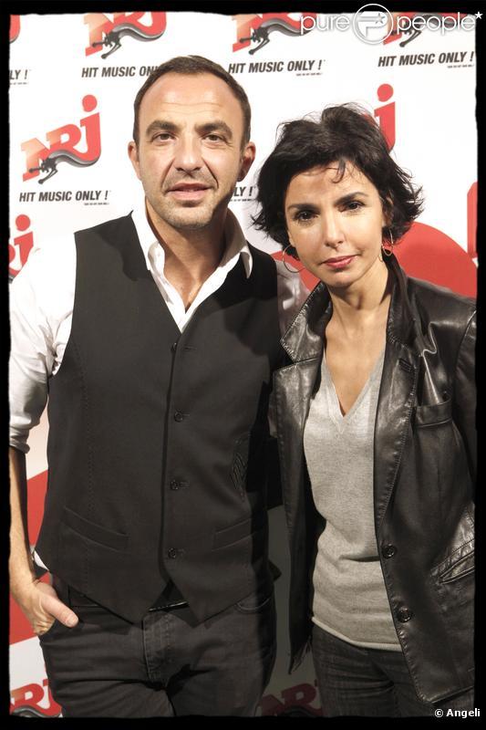 Rachida Dati et Nikos Aliagas au 6/9 d'NRJ. 08/02/2010