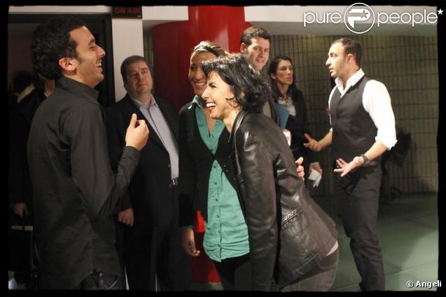 Rachida Dati et Mustapha El Atrassi au 6/9 d'NRJ. 08/02/2010