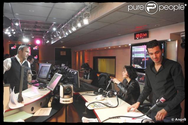 Rachida Dati, Nikos Aliagas, Florian Gazan et Mustapha El Atrassi au 6/9 d'NRJ. 08/02/2010