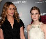 Julia Roberts et sa nièce Emma lors de la première de Valentine's Day à Los Angeles le 8 février 2010 