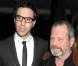 Sacha Baron Cohen et Terry Gilliam à l'occasion de la cérémonie des Evening Standard British Film Awards au Movieum de County Hall, à Londres, le 8 février 2010.