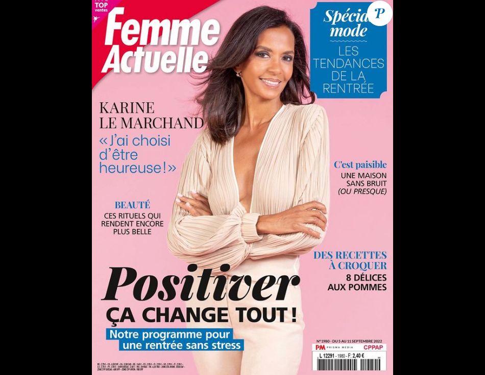Karine Le Marchand fait la couverture du nouveau numéro de Femme
