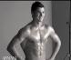 Cristiano Ronaldo lors du shooting Armani Underwear à Madrid
