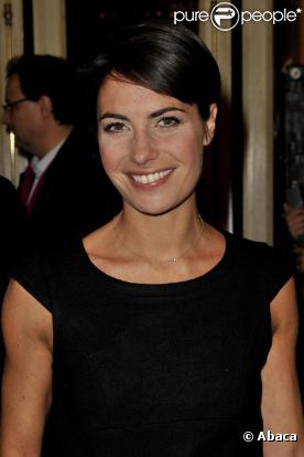Alessandra Sublet au gala Enfance Majuscule le 15 février 2010 à la salle Gaveau à Paris