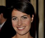 Alessandra Sublet au gala Enfance Majuscule le 15 février 2010 à la salle Gaveau à Paris