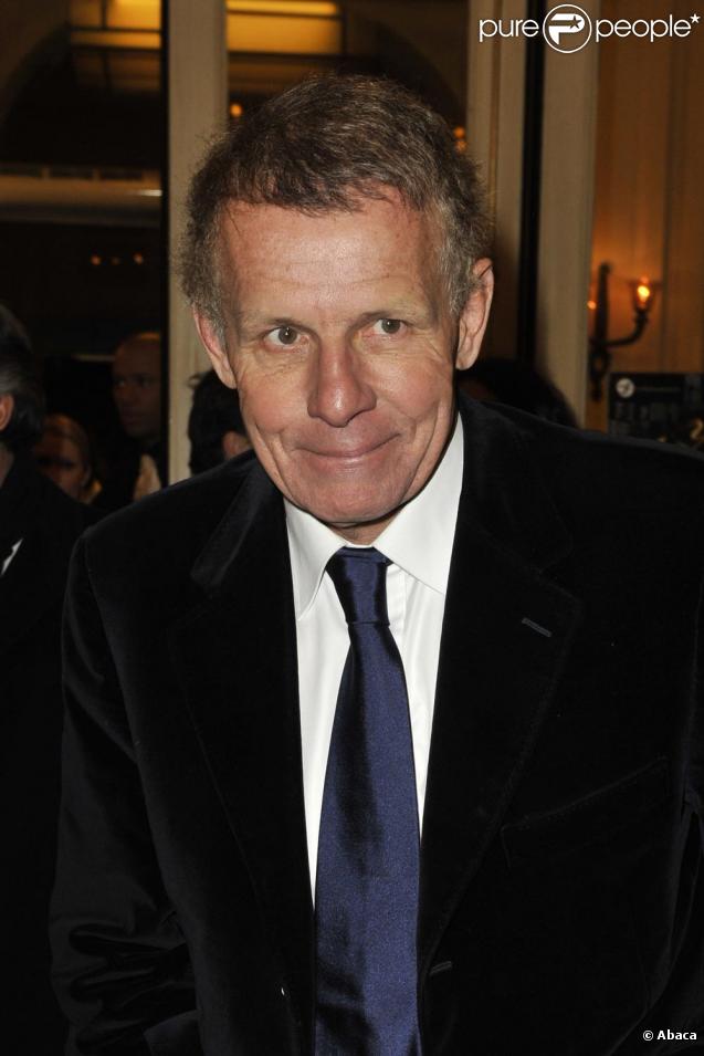 Patrick Poivre d'Arvor au gala Enfance Majuscule le 15 février 2010 à la salle Gaveau à Paris