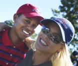 Tiger Woods et sa femme Elin Nordegren en septembre 2004 