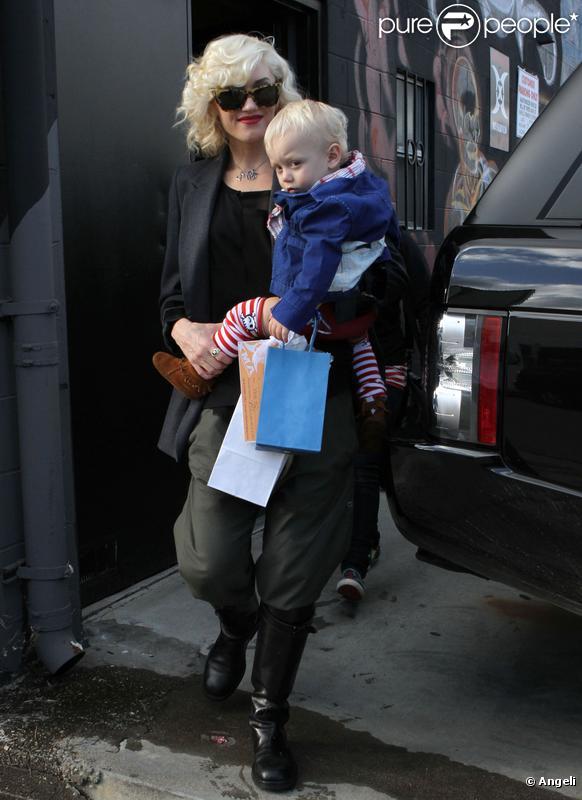 Gwen Stefani à l'anniversaire de Cruz le 20 février à Los Angeles