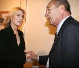 Veronic Dicaire et Jacques Chirac à la Gaîté Montparnasse
