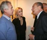 Gilbert Coullier, Veronic Dicaire et Jacques Chirac à la Gaîté Montparnasse