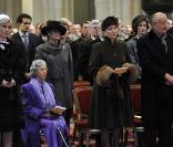 La famille royale de Belgique était réunie le 22 février 2010 à Bruxelles pour honorer ses morts
