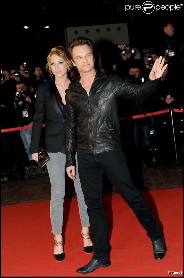 David Hallyday et Laura Smet arrivent aux NRJ Music Awards, à Cannes, le 23 janvier 2010 !