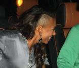 Mel B et Stephen Belafonte devant le restaurant Ivy à Los Angeles