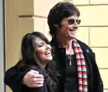 Ronn Moss et Devin DeVasquez à Milan, en Italie, filent le parfait amour. 1/03/2010