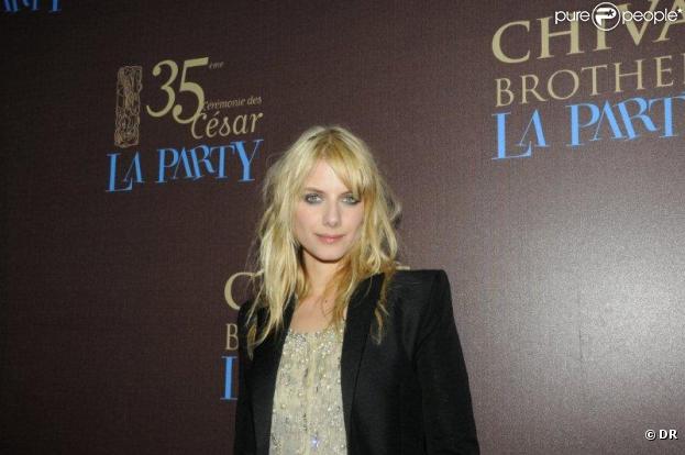 Mélanie Laurent à La Party, organisée par l'Académie des Arts et Techniques du Cinéma et Chivas. 27/02/2010
