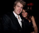 Kyle Eastwood et son amie assistent à La Party, à Paris, le 27/02/2010