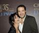 Nicolas Bedos et Albane Cleret posent avec bonheur à la Chivas Party, le 27/02/2010